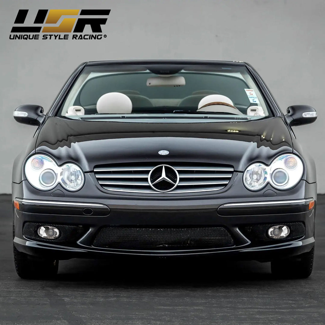 2003-2006 Mercedes E Class W211 AMG E55 Glass Lens Projector Fog Light Set