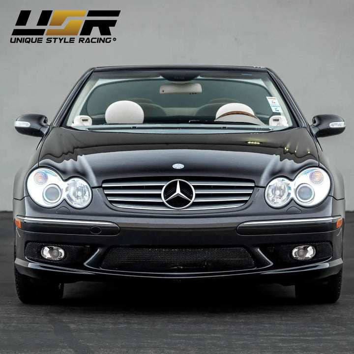2003-2006 Mercedes E Class W211 AMG E55 Glass Lens Projector Fog Light Set