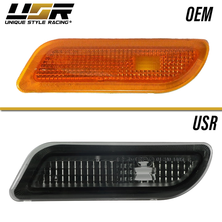1998-2004 Mercedes SLK Class R170 Clear or Smoke Front Bumper Side Marker Light - Made by DEPO