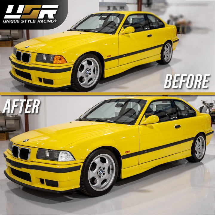 1992-1999 BMW E36 3 Series 2D Coupe / Convertible DEPO Euro Glass Clear / Smoke / Dark Smoke Corner Lights