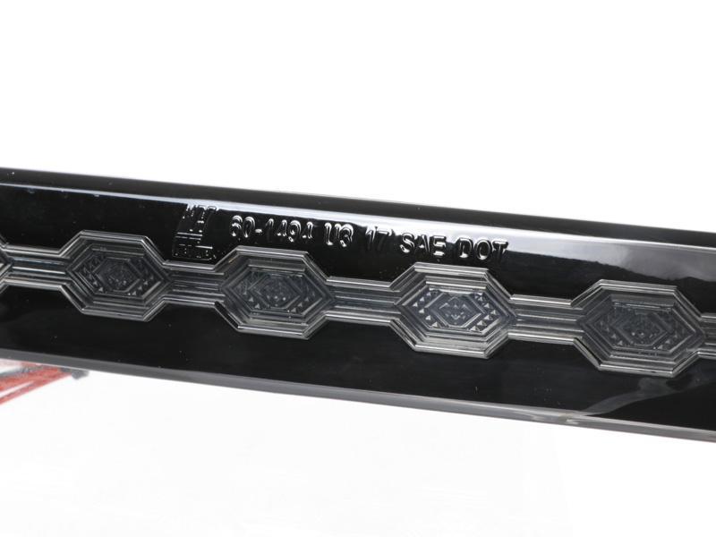 2016 - 2018 Chevy Camaro Smoke Lens Darkened Rear LED 3rd Brake Light with F1 Flash Option