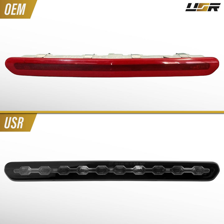2016-2018 Chevy Camaro Smoke Lens Darkened Rear LED 3rd Brake Light with F1 Flash Option