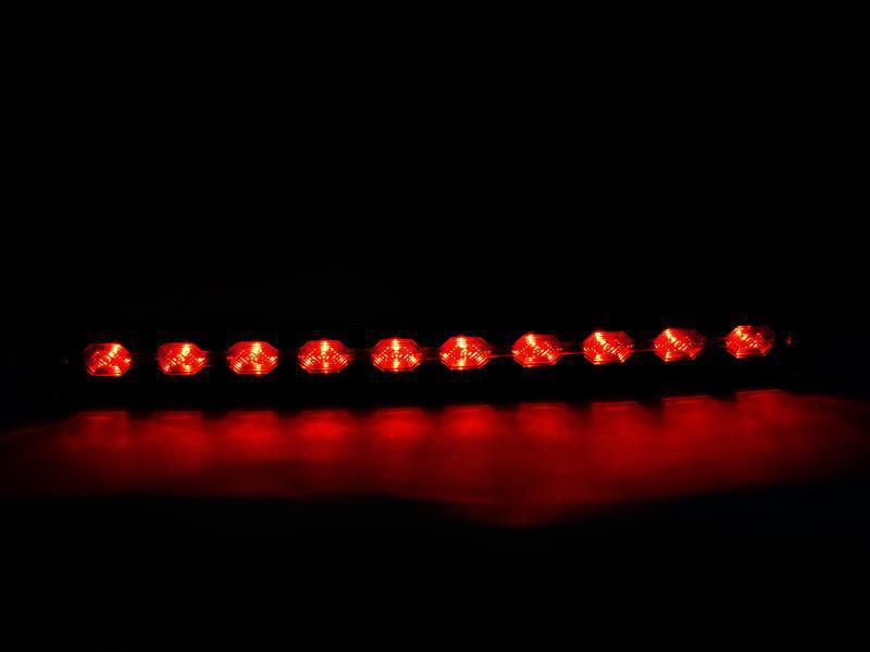 2016 - 2018 Chevy Camaro Smoke Lens Darkened Rear LED 3rd Brake Light with F1 Flash Option