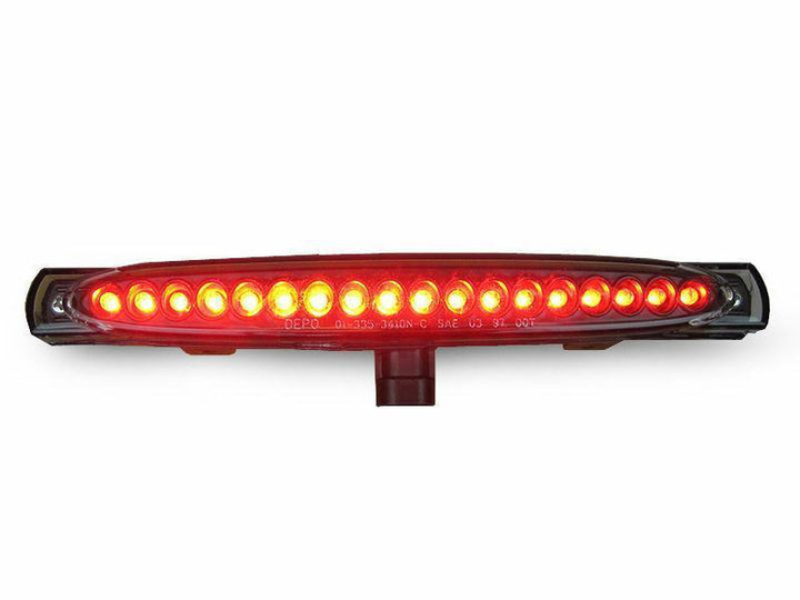 1997 - 2004 Chevy Corvette C5 Crystal Smoke Red LED 3RD Brake Light