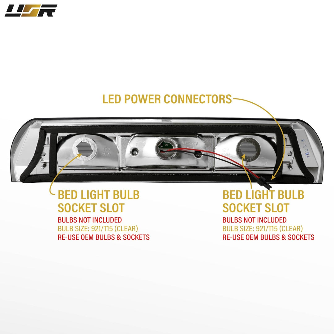 2002 2003 2004 2005 2006 2007 2008 Dodge Ram Crystal Smoke LED 3rd Brake Light