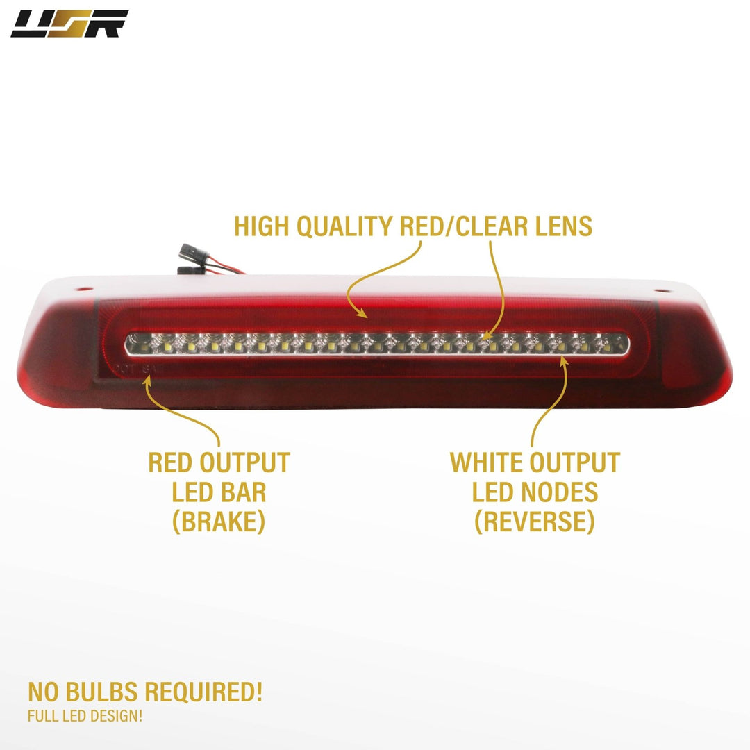 2004 2005 2006 2007 2008 Ford F150 2 in 1 Red/Clear or Smoke 3rd Brake Light LED Bar with White LED Cargo Lamp 
#lens-color_red-clear-lens