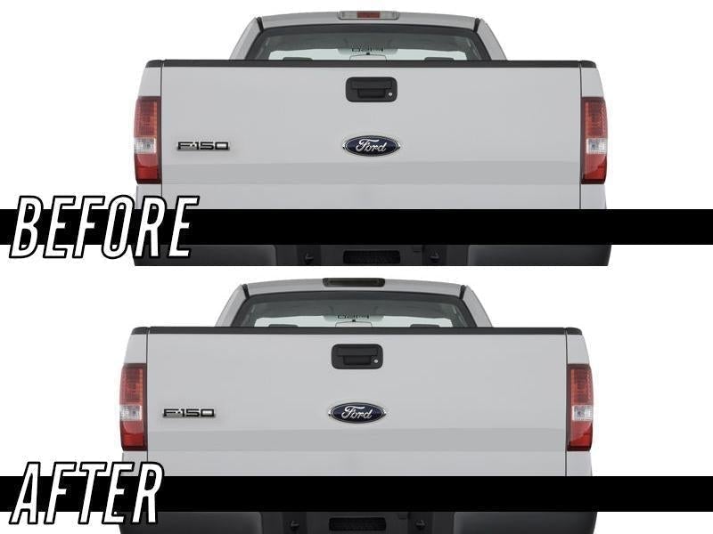 2004 - 2008 Ford F150 / F150 Pickup Truck 2 in 1 Red/Clear or Smoke 3rd Brake Light LED Bar with White LED Cargo Lamp
