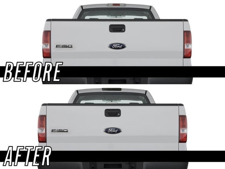2004 - 2008 Ford F150 / F150 Pickup Truck 2 in 1 Red/Clear or Smoke 3rd Brake Light LED Bar with White LED Cargo Lamp