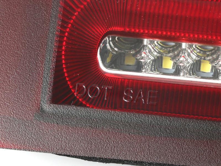 2004 - 2008 Ford F150 / F150 Pickup Truck 2 in 1 Red/Clear or Smoke 3rd Brake Light LED Bar with White LED Cargo Lamp