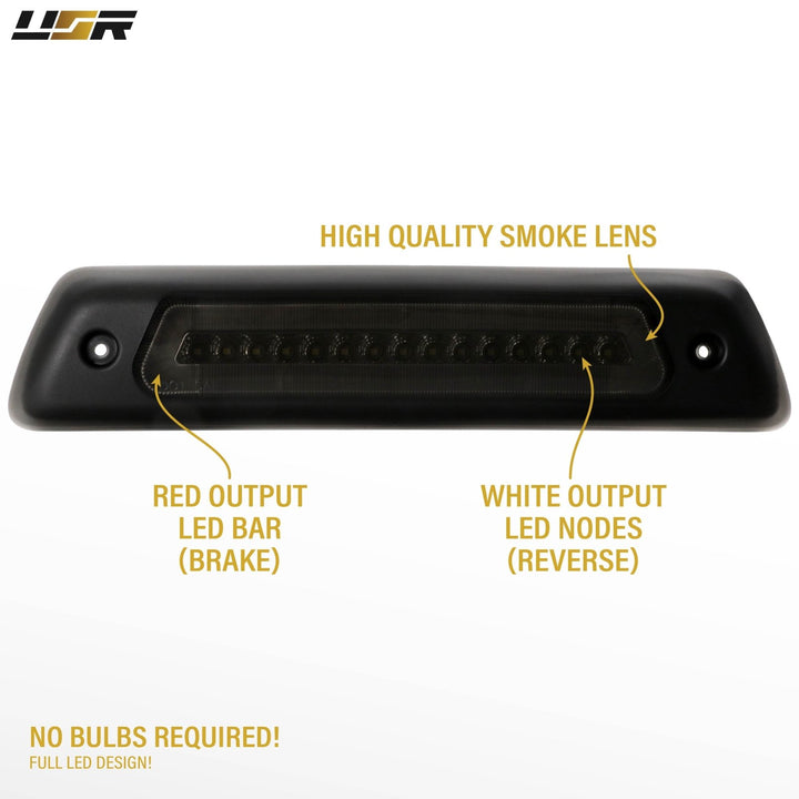 2009 2010 2011 2012 2013 2014 Ford F150 2 in 1 Red/Clear or Smoke 3rd Brake Light LED Bar with White LED Cargo Lamp 
#lens-color_smoke-lens