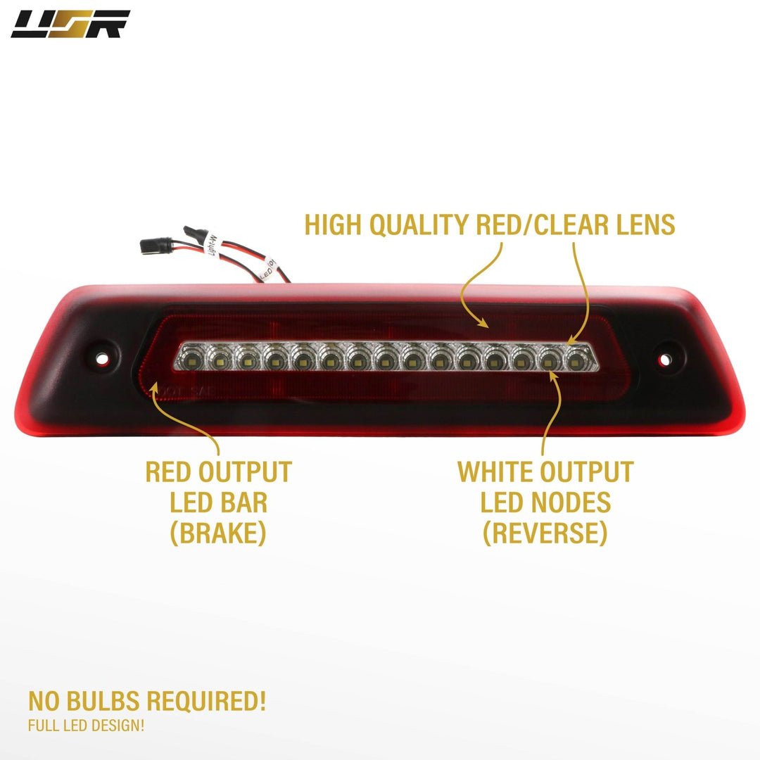 2009 2010 2011 2012 2013 2014 Ford F150 2 in 1 Red/Clear or Smoke 3rd Brake Light LED Bar with White LED Cargo Lamp 
#lens-color_red-clear-lens