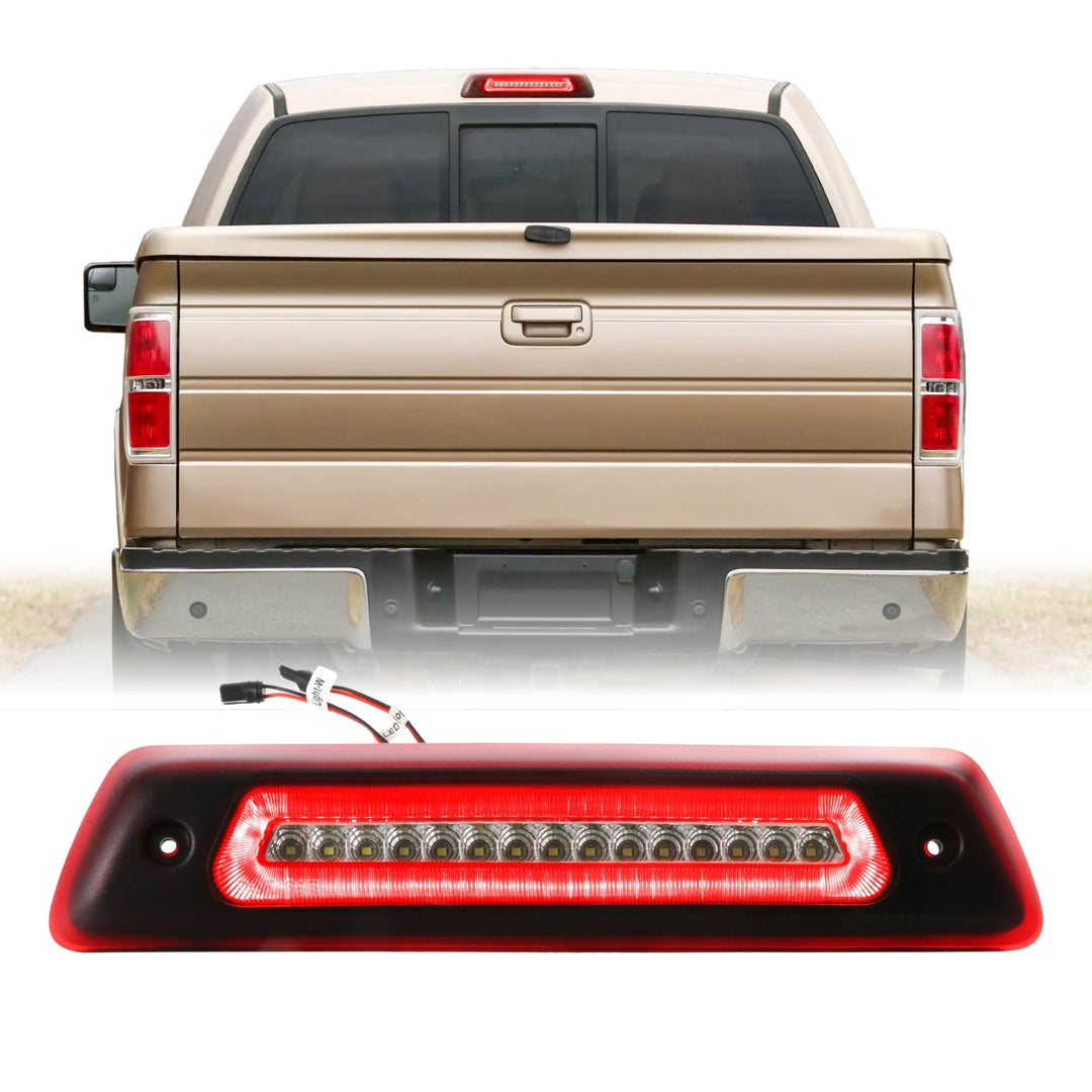 2009 2010 2011 2012 2013 2014 Ford F150 2 in 1 Red/Clear or Smoke 3rd Brake Light LED Bar with White LED Cargo Lamp 
#lens-color_red-clear-lens
