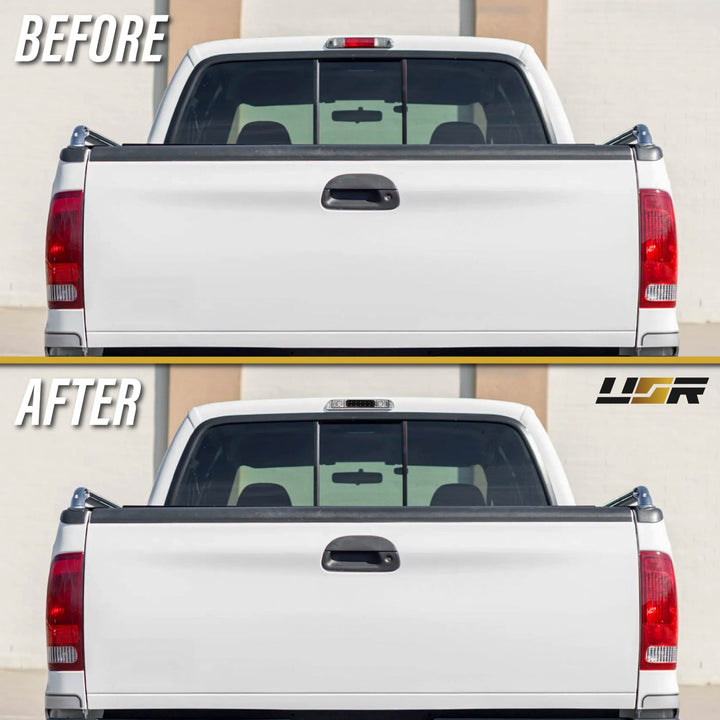1999 2000 2001 2002 2003 2004 2005 2006 2007 2008 2009 2010 2011 2012 2013 2014 Ford F250 / F350 / Ford Ranger Smoke Lens Red LED 3rd Brake Light