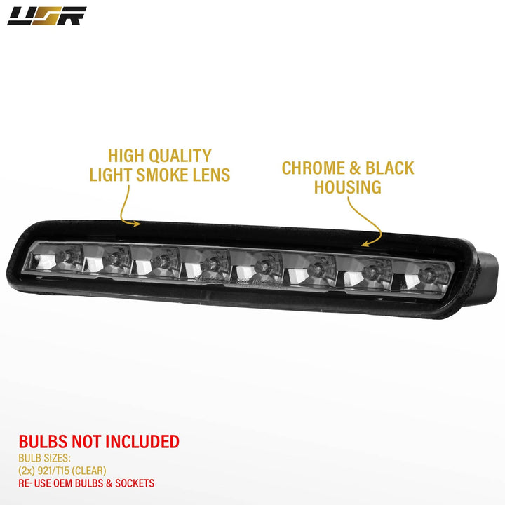 2005 - 2009 Ford Mustang Chrome Smoke LED Rear 3rd Brake Light