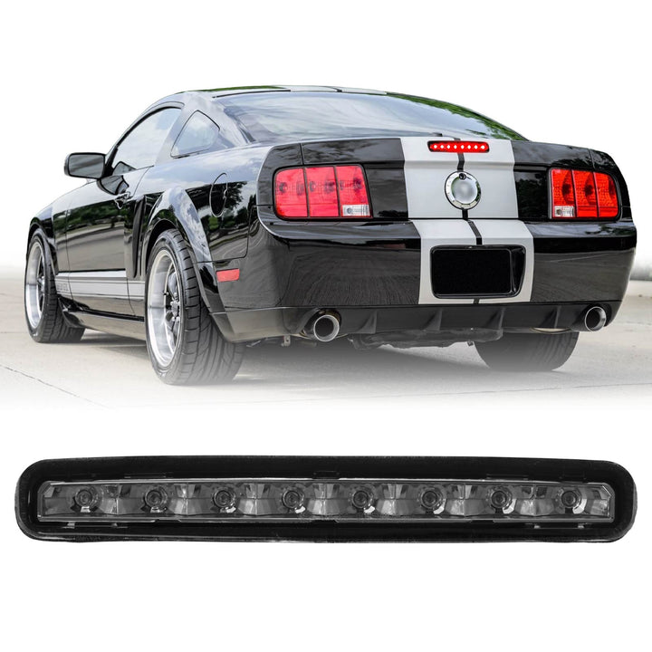 2005 - 2009 Ford Mustang Chrome Smoke LED Rear 3rd Brake Light