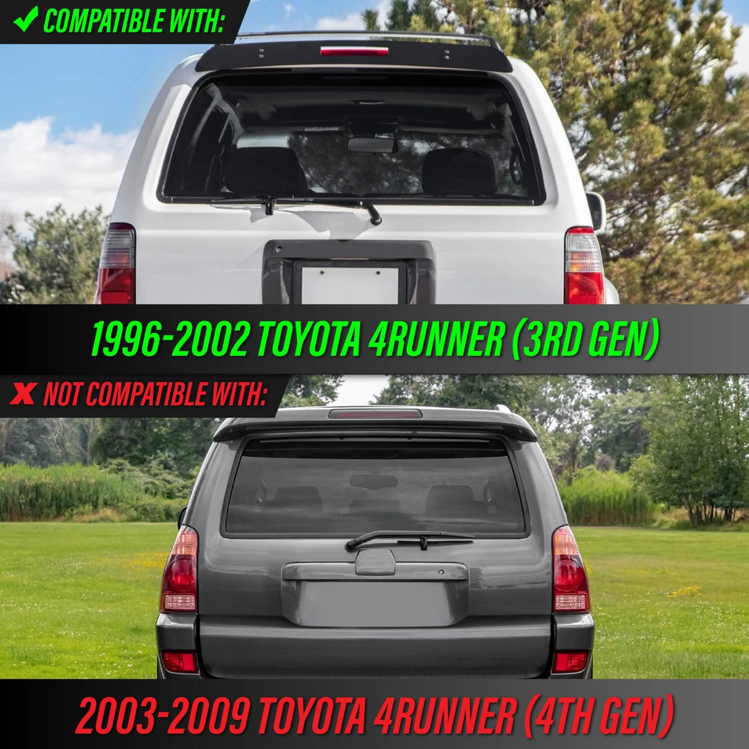 1996-2002 Toyota 4Runner Clear, Smoke or Red Lens 3rd Brake Light