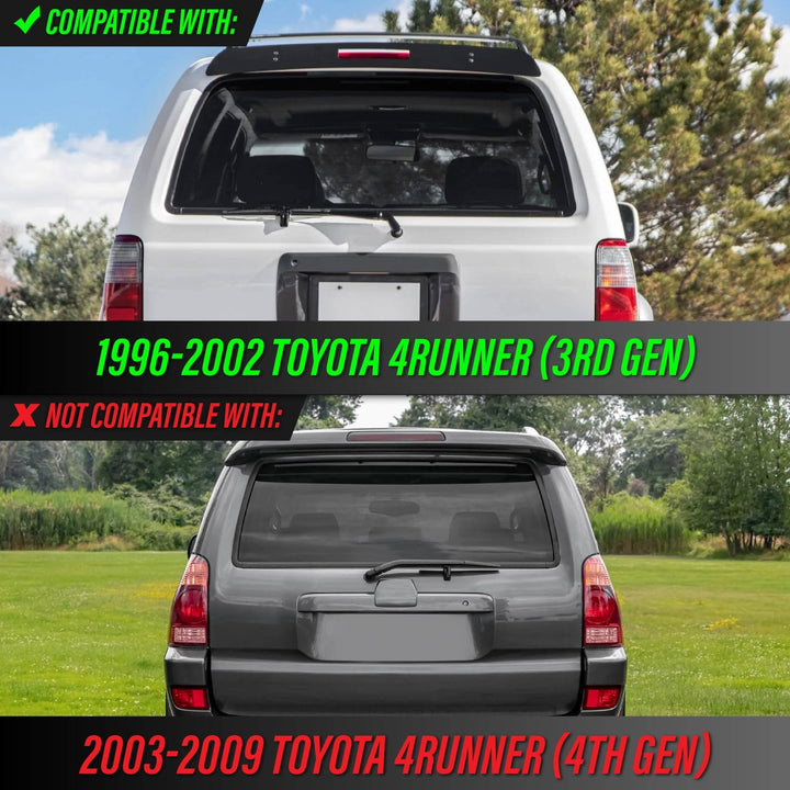 1996-2002 Toyota 4Runner Clear, Smoke or Red Lens 3rd Brake Light