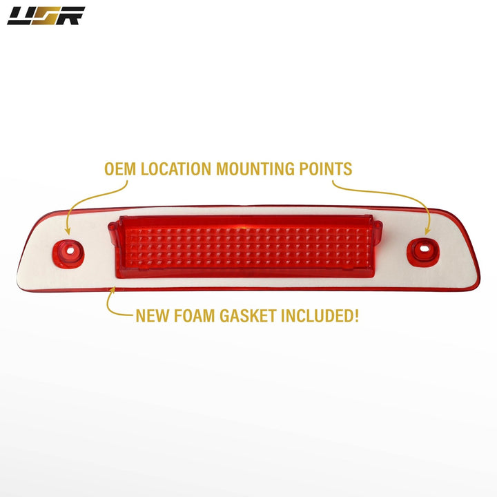 1996 1997 1998 1999 2000 2001 2002 Toyota 4Runner Clear, Smoke or Red Lens 3rd Brake Light

#lens-color_red-lens
