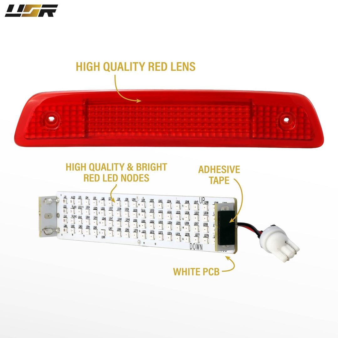 1996 1997 1998 1999 2000 2001 2002 Toyota 4Runner Clear, Smoke or Red Lens 3rd Brake Light

#lens-color_red-lens-led