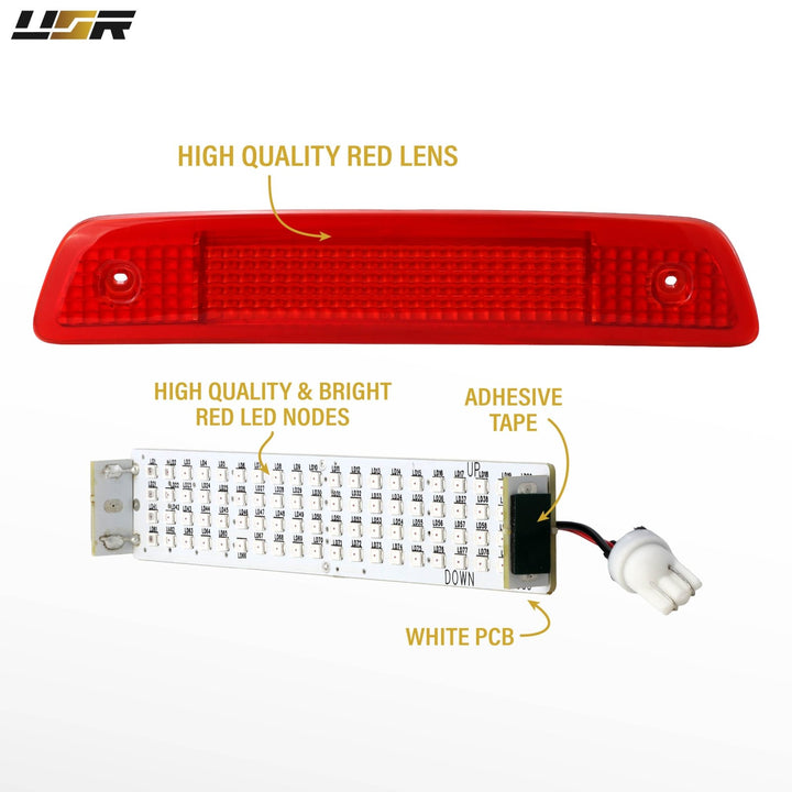 1996 1997 1998 1999 2000 2001 2002 Toyota 4Runner Clear, Smoke or Red Lens 3rd Brake Light

#lens-color_red-lens-led