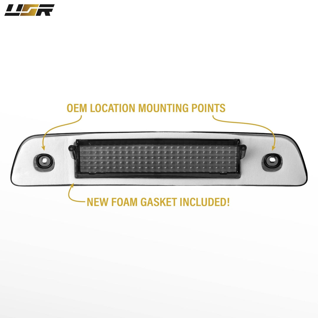 1996 1997 1998 1999 2000 2001 2002 Toyota 4Runner Clear, Smoke or Red Lens 3rd Brake Light

#lens-color_smoke-lens