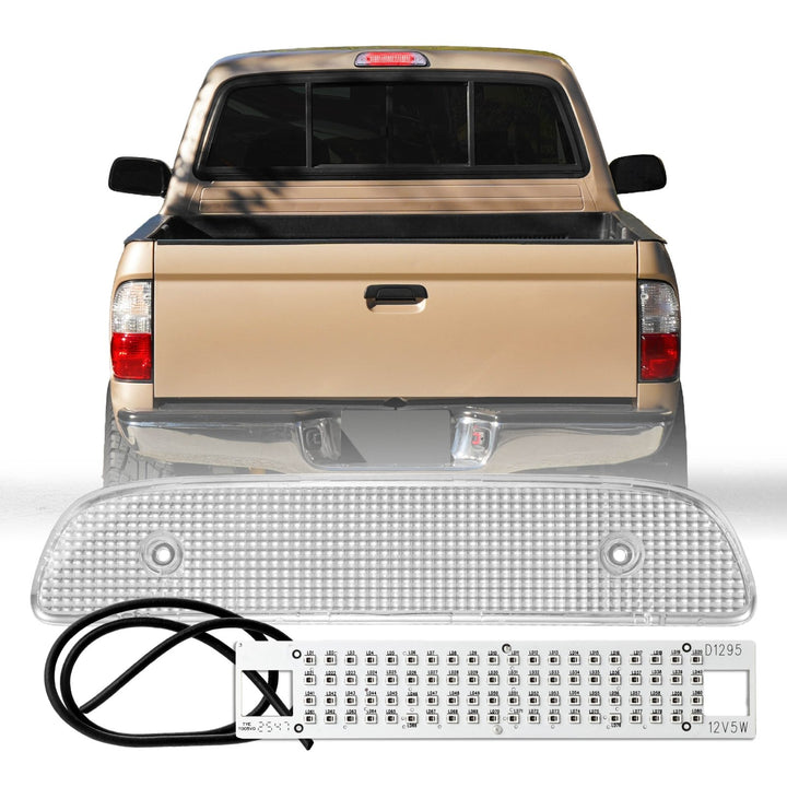 1995 1996 1997 1998 1999 2000 2001 2002 2003 2004 Toyota Tacoma Clear, Smoke or Red Lens 3rd Brake Light with Gasket

#lens-color_clear-lens-led