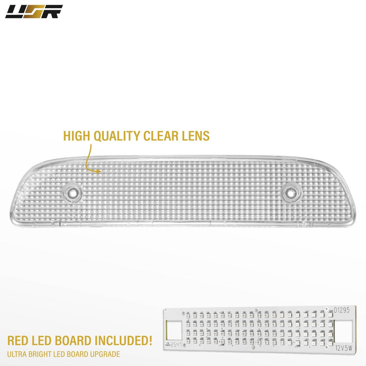 1995 1996 1997 1998 1999 2000 2001 2002 2003 2004 Toyota Tacoma Clear, Smoke or Red Lens 3rd Brake Light with Gasket

#lens-color_clear-lens-led