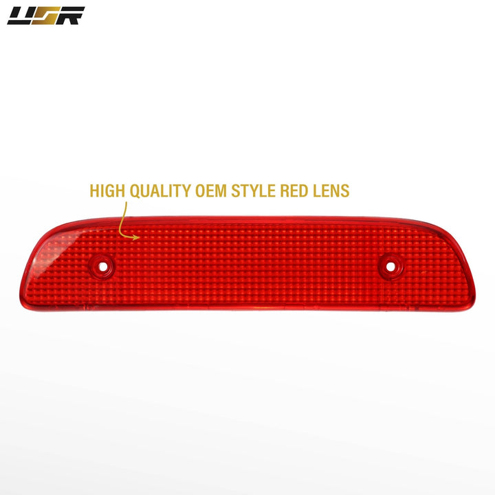 1995 1996 1997 1998 1999 2000 2001 2002 2003 2004 Toyota Tacoma Clear, Smoke or Red Lens 3rd Brake Light with Gasket

#lens-color_red-lens