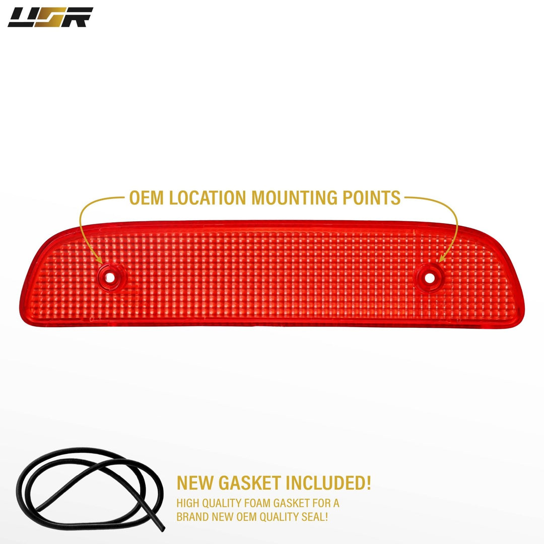 1995 1996 1997 1998 1999 2000 2001 2002 2003 2004 Toyota Tacoma Clear, Smoke or Red Lens 3rd Brake Light with Gasket

#lens-color_red-lens-led