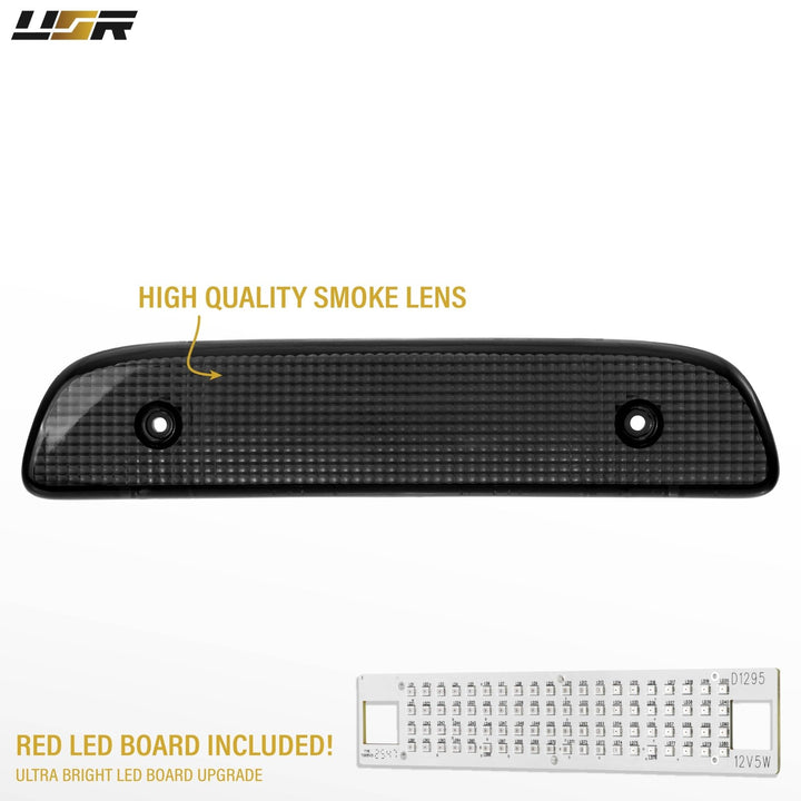 1995 1996 1997 1998 1999 2000 2001 2002 2003 2004 Toyota Tacoma Clear, Smoke or Red Lens 3rd Brake Light with Gasket

#lens-color_smoke-lens-led