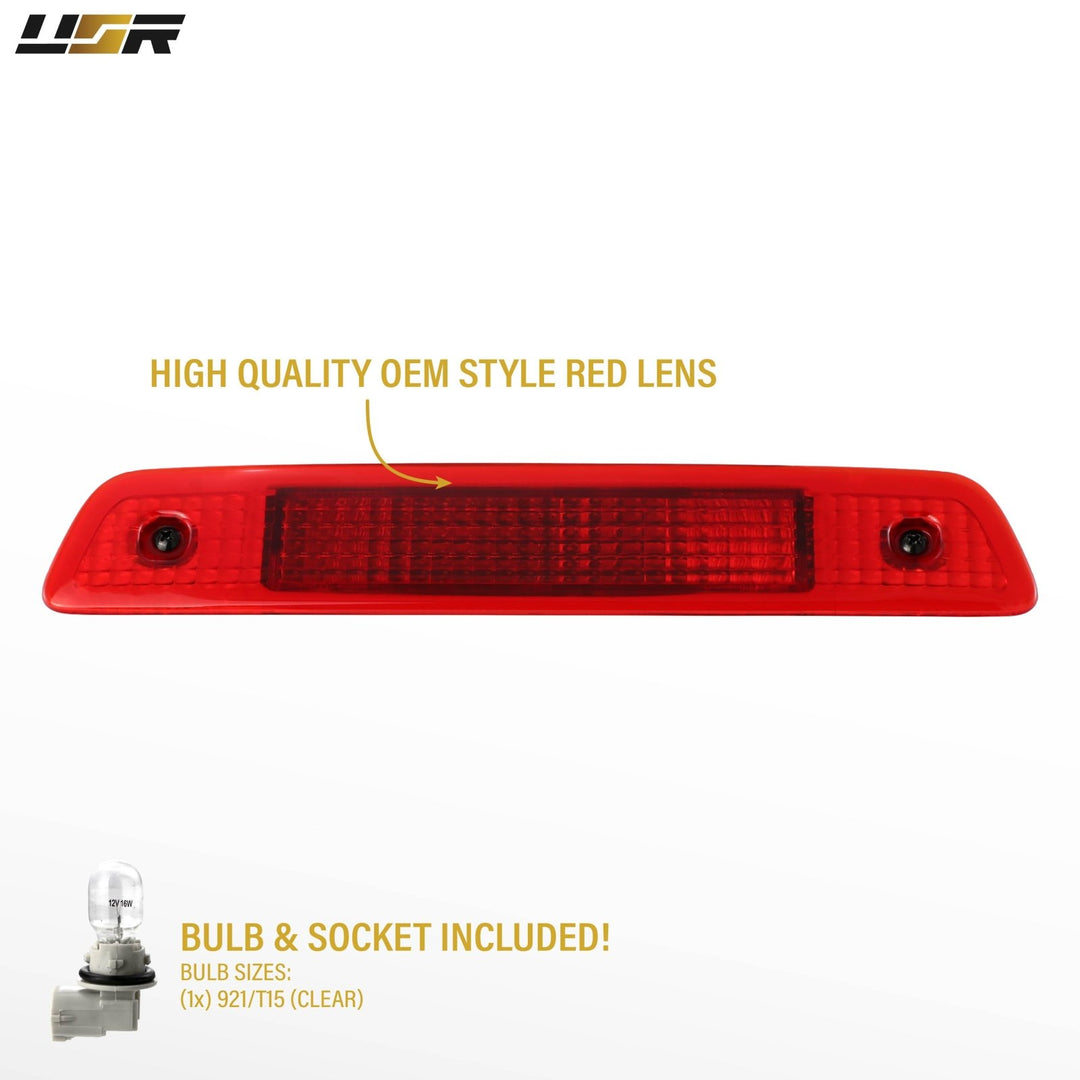 1996 1997 1998 1999 2000 2001 2002 Toyota 4Runner Clear, Smoke or Red Lens 3rd Brake Light

#lens-color_red-with-housing