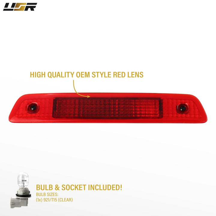 1996 1997 1998 1999 2000 2001 2002 Toyota 4Runner Clear, Smoke or Red Lens 3rd Brake Light

#lens-color_red-with-housing