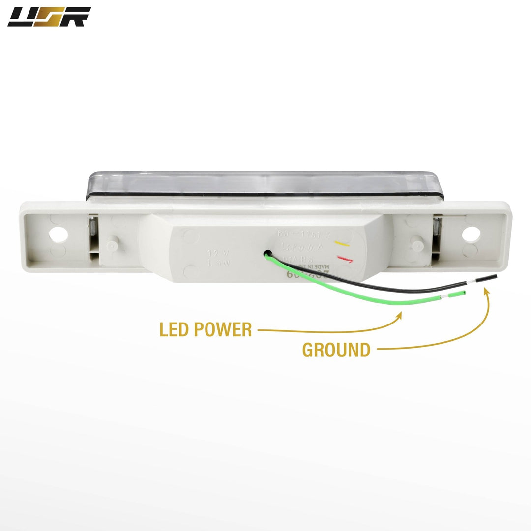 1990 - 1997 Mazda Miata MX5 / Mk1 OE Replacement Smoke Lens Red LED 3rd Brake Light