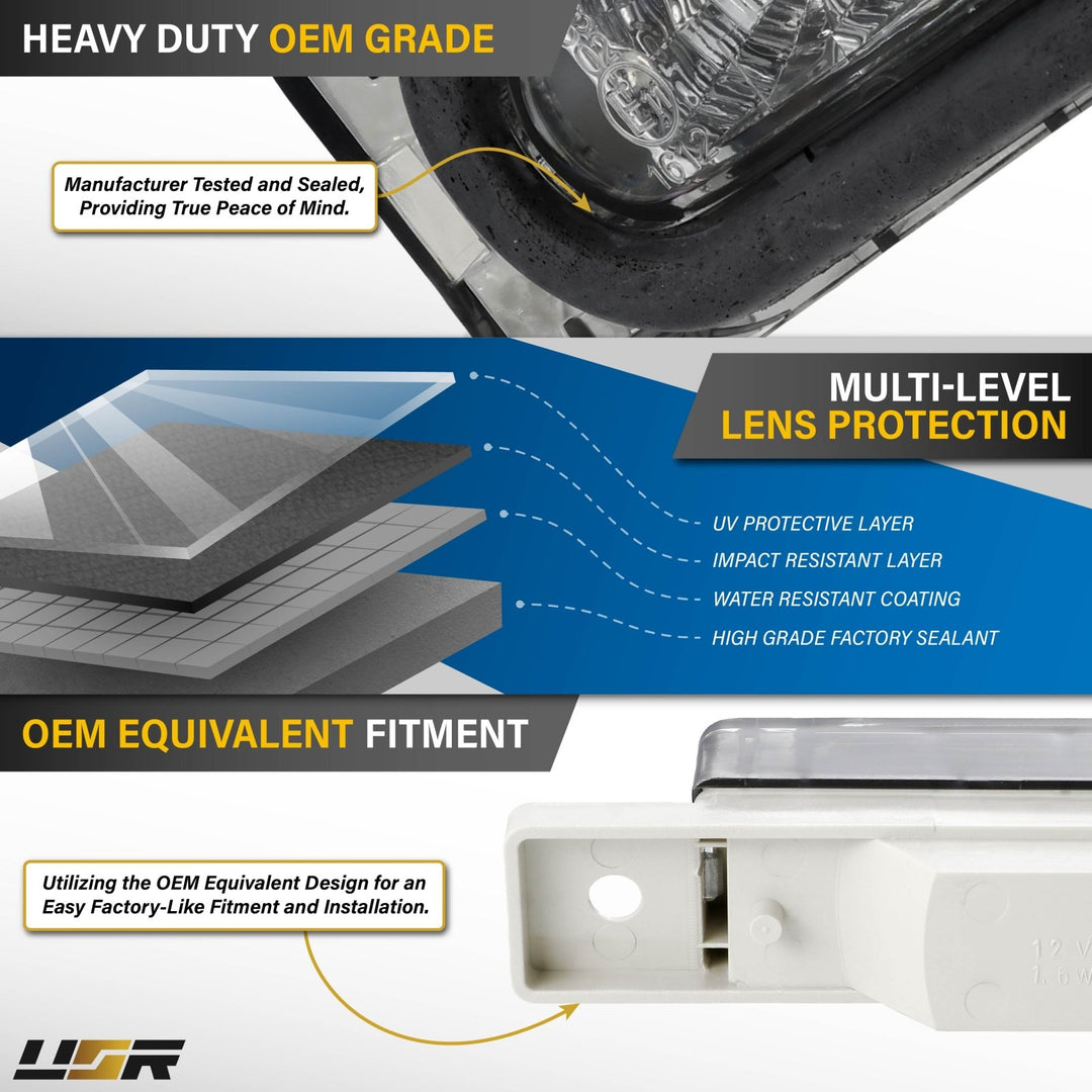 1990 - 1997 Mazda Miata MX5 / Mk1 OE Replacement Smoke Lens Red LED 3rd Brake Light