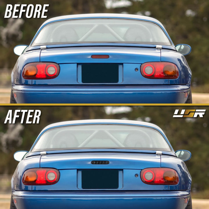 1990 - 1997 Mazda Miata MX5 / Mk1 OE Replacement Smoke Lens Red LED 3rd Brake Light