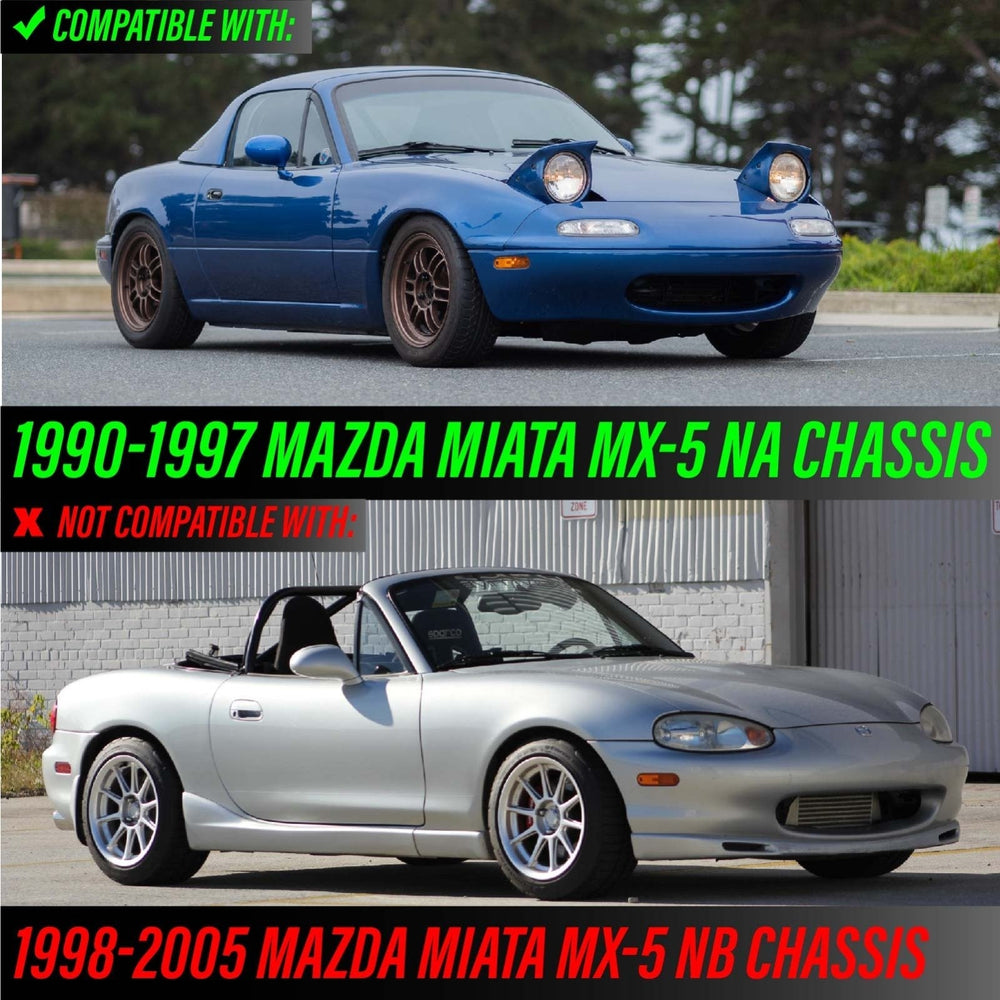 1990 - 1997 Mazda Miata MX5 MX5 Mk1 OE Replacement LED Smoke Lens 3rd Brake Light