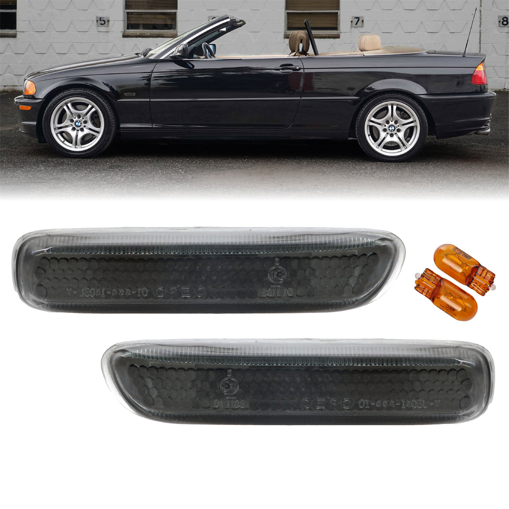 1999-2003 BMW 3 Series E46 2D/4D/5D Clear or Smoke Fender Side Marker Light - Made by DEPO