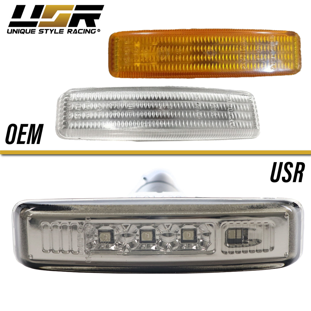 1997-2003 BMW E39 5 Series Clear or Smoke LED Side Marker Light - Made by DEPO