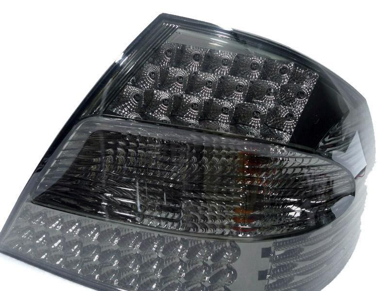 2003-2009 Mercedes CLK Class W209 OEM Facelift Style Red/Clear or Red/Smoke or All Smoked LED Rear Tail Light - Made by DEPO