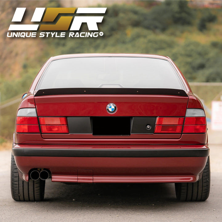 1989-1996 BMW E34 5 Series 4 Door Sedan Red/Clear Tail Light Made by DEPO