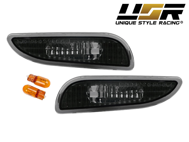 2003-2009 Mercedes CLK Class W209 Crystal Clear or Crystal Smoke Front Bumper Side Marker Light - Made by DEPO