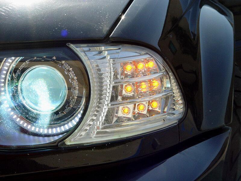 2002-2003 BMW 3 Series E46 2D / Cabrio DEPO Screw-On LED Clear or Smoke Corner Signal Light