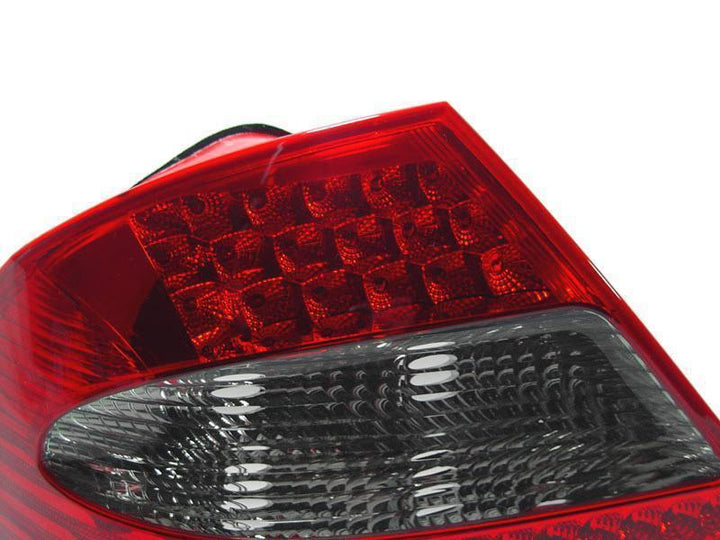 2003-2009 Mercedes CLK Class W209 OEM Facelift Style Red/Clear or Red/Smoke or All Smoked LED Rear Tail Light - Made by DEPO