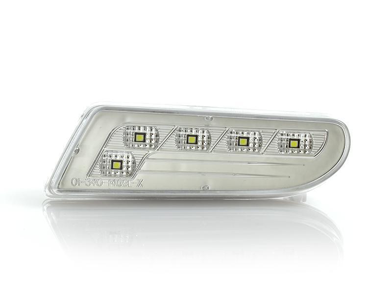 2000-2006 Mercedes S Class W220 DEPO LED Clear or Smoke Front Bumper Side Marker Light