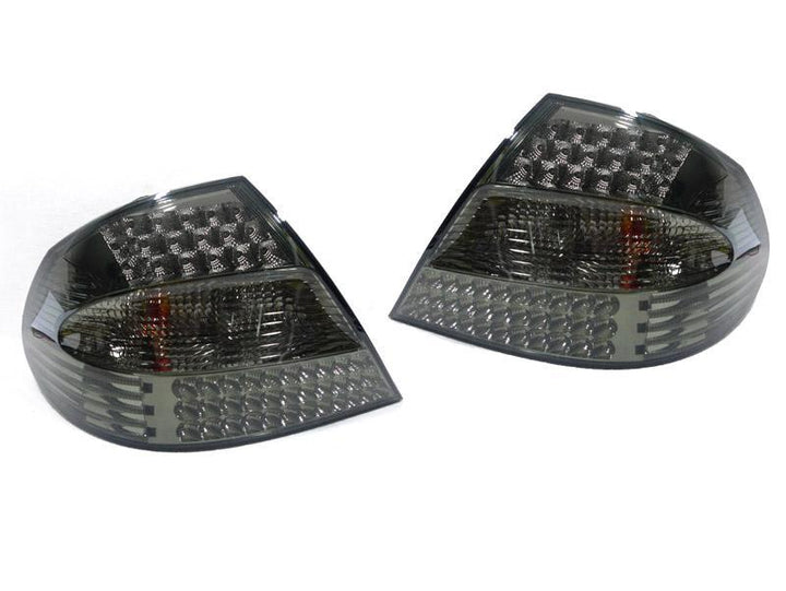 2003-2009 Mercedes CLK Class W209 OEM Facelift Style Red/Clear or Red/Smoke or All Smoked LED Rear Tail Light - Made by DEPO