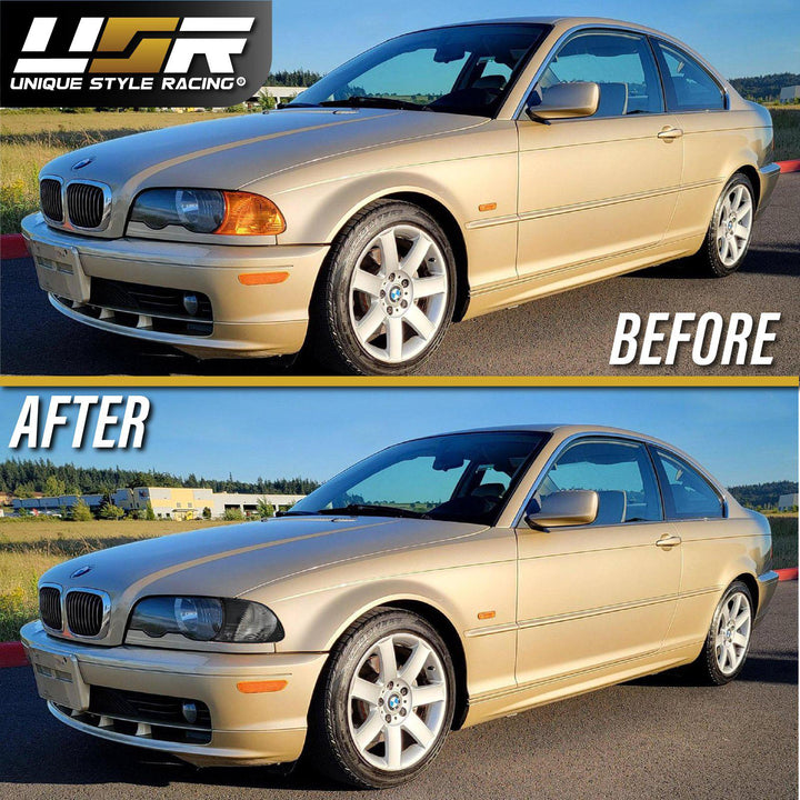 2000-2001 BMW 3 Series E46 2D / Cabrio DEPO Clip-On Clear or Smoke Corner Signal Light