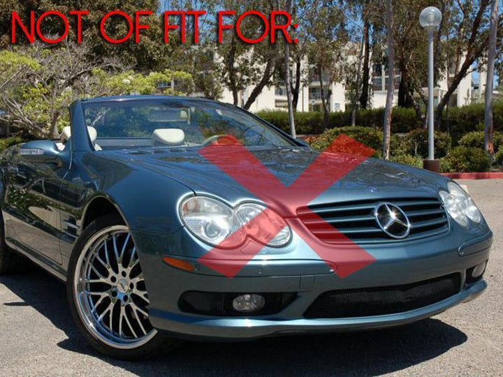 2003-2006 Mercedes SL Class R230 Without Sport Pkg. DEPO Crystal OEM Replacement Fog Light
