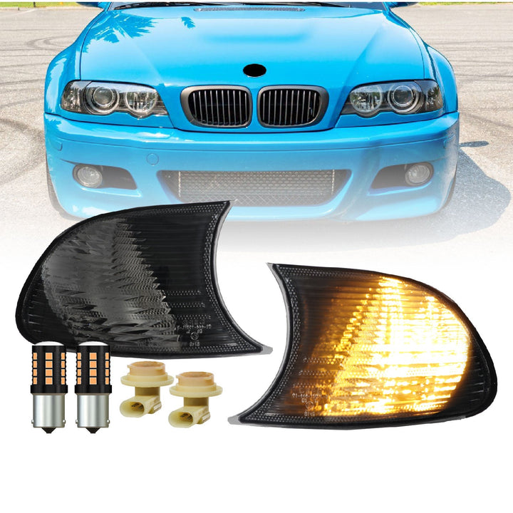 2002-2003 BMW 3 Series E46 2D / Cabrio & 2002-2006 E46 M3 DEPO Screw-On Clear or Smoke Corner Signal Light