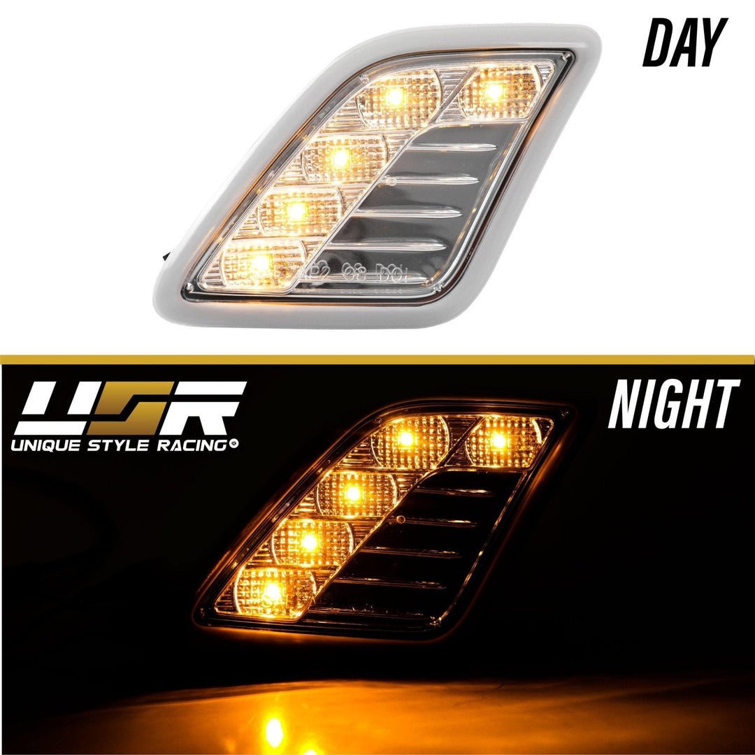 2012-2014 Mercedes CLS Class W218 AMG CLS63 DEPO LED Clear or Smoke Bumper Side Marker Light
