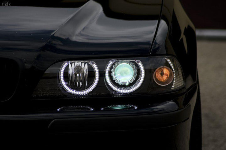 Unique Style Racing UHP (Ultra High Power) LED Angel Eye Halo Rings For DEPO Brand of BMW E36/E39 Euro Headlight